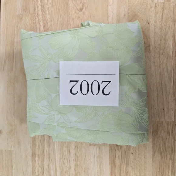 Lulus Sweetheart Puff Sleeve Floral Jacquard Mini Dress Light‎ Green Size Small - Picture 8 of 10